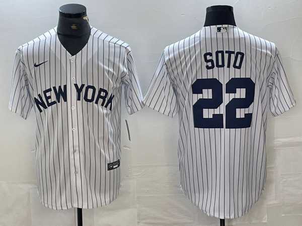 Men's New York Yankees #22 Juan Soto White 2024 Cool Base Stitched Jerseys,We sell and wholesale Men's New York Yankees #22 Juan Soto White 2024 Cool Base Stitched Jerseys on line form chian!